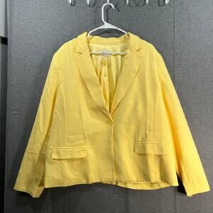 Candace Cameron Bure Regular Blazer Pineapple Size X-Large